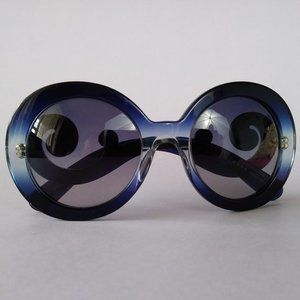 Prada  Baroque Sunglasses Blue SPR 27NP